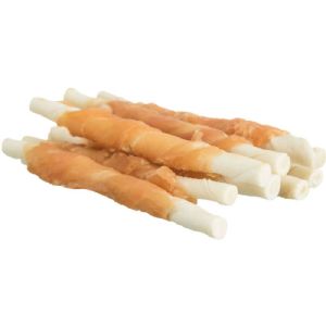 6 stk Trixie Denta Fun tyggesticks med kylling til hunde 12 cm