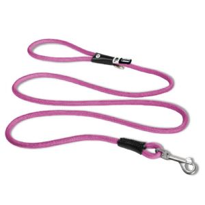 Curli Stretch Comfort hundeline lys pink ø10 mm - 1,8 m - max 40 kg hund
