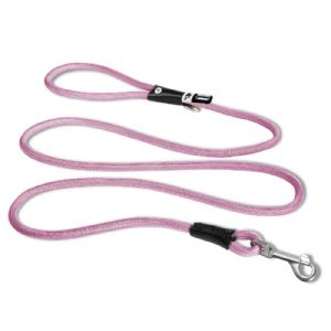 Curli Stretch Comfort hundeline lys pink ø8 mm - 1,8 m - max 25 kg hund