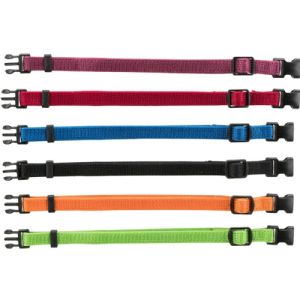 Trixie 6 stk Halsbånd til hvalpe 22 - 35 cm - 10 mm - 6 forskellige farver