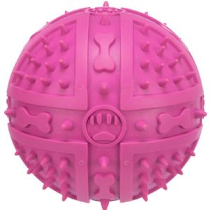 Trixie Hundelegetøj Bold i naturgummi med lyd - ø9 cm - assorteret farver