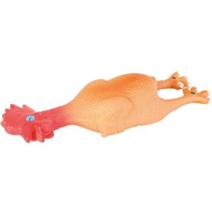 Trixie Hundelegetøj Høne i latex med lyd - 23 cm