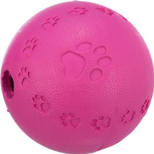 Trixie Hundelegetøj Snackbold i naturgummi - ø 11 cm - assorteret farver