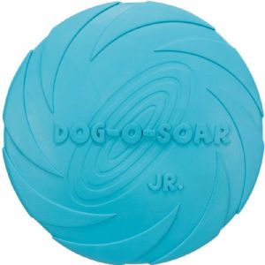 Trixie Hundelegetøj frisbee naturgummi ø 18 cm - Assorteret farver