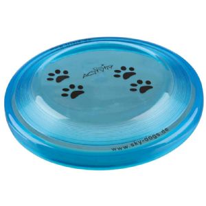Trixie Hundelegetøj frisbee thermo plastic gummi 23 cm - Assorteret farver