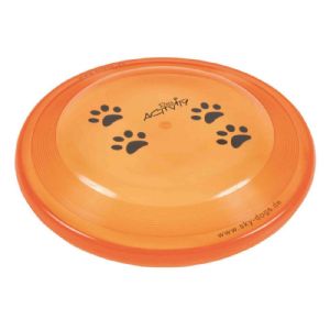 Trixie Hundelegetøj frisbee thermo plastic gummi ø 18 cm - Assorteret farver