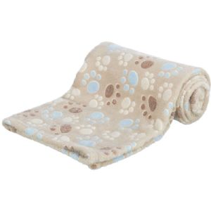 Trixie Laslo fleece hunde og kattetæppe 75 x 50 cm beige