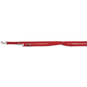 Trixie Premium Dressurline 200 cm 10 mm rød