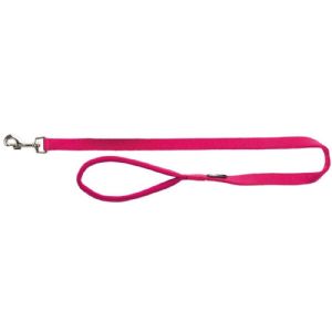 Trixie Premium hundeline i nylon 1.20 m - 15 mm - pink