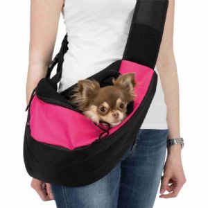 Trixie Sling Front Taske 50 x 25 x 18 cm pink og black