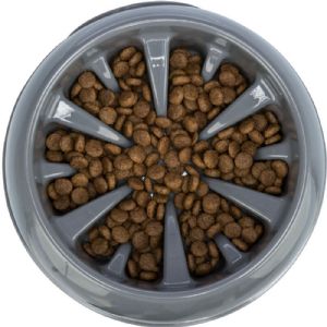Trixie Slow Feeding skål til hunde - plastik - 0.8 liter - ø 20 cm assorteret farver