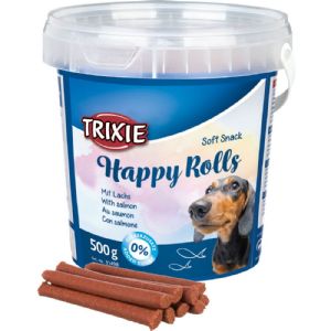 Trixie hunde snack bløde ruller med laks 500 gr