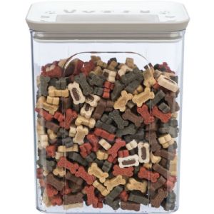 Trixie hundefoder og snack beholder 2.2 liter 15 x 14 x 19 cm - hvid 