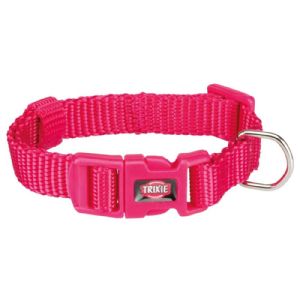 Trixie hundehalsbånd 15 til 25 cm - 10 mm - fuchsia