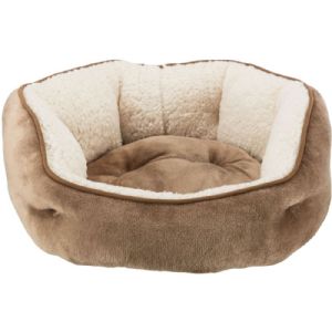 Trixie rund katte og hundeseng Othello ø 50 cm brun - beige